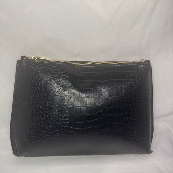 Black large H & M clutch - Picture 3 of 6